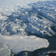 An aerial view of the Greenland ice sheet taken in 1992. Image: Hannes Grobe, Alfred Wegener Institute for Polar and Marine Research